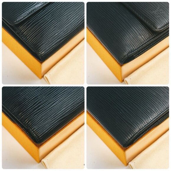 Authentic Louis Vuitton Porte Tresor International Trifold Epi Leather Wallet - Picture 9 of 10